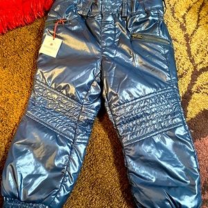 Toddler snow pants - blue
